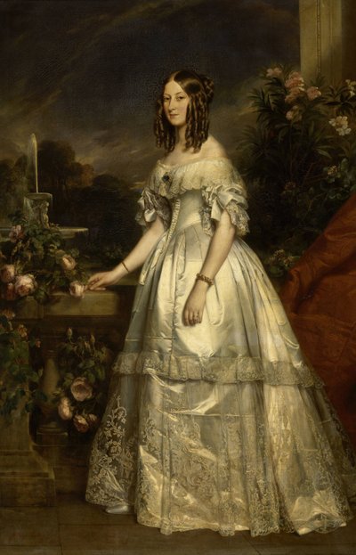 Portrait of Princess Victoria of Saxe-Coburg and Gotha by Franz Xaver Winterhalter